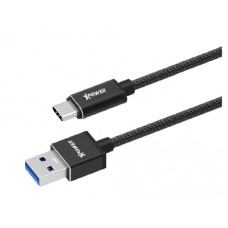 Xpower Type-C cable, Nylon Black