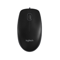Mouse Logitech B100 OEM, 1000 dpi, 3 buttons, Ambidextrous, 90g, 1,8m, USB, Black