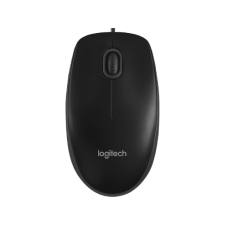 Mouse Logitech B100 OEM, 1000 dpi, 3 buttons, Ambidextrous, 90g, 1,8m, USB, Black