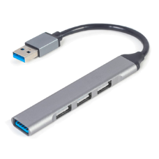 USB  3.0 Hub 4-port Output: 1*USB3.0; 3*USB2.0, Gembird "UHB-U3P1U2P3-02", Silver